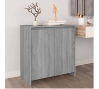 vidaXL Buffet Sonoma gris 70x41x75 cm Bois d'ingénierie 813003