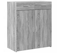 vidaXL Buffet Sonoma Gris 80x42,5x93 cm Bois d'ingénierie, Armoire, Armoire latérale, Armoire de Rangement, Armoire, Placard, Buffet Haut