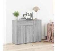 vidaXL Buffet Sonoma gris 88x30x70 cm Bois d'ingénierie Ce buffet, au design minimaliste, sera un supplément pratique et très décoratif à votre maison. Matériau haute de gamme : le bois d'ingénierie e
