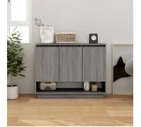 Buffet Armoire Rangement Salle de Séjour Chêne Fumé Bois d'Ingénierie vidaXL