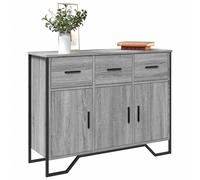 vidaXL Buffet Sonoma Gris 97x32,5x74,5 cm Bois d'ingénierie
