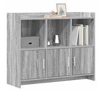 vidaXL Buffet Sonoma Gris 98,5 x 33 x 80 cm Bois d'ingénierie,