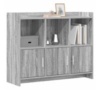 vidaXL Buffet Sonoma gris 98,5 x 33 x 80 cm Bois d'ingénierie