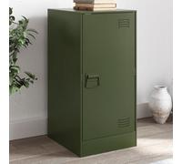 Vidaxl Buffet Vert Olive 34,5x39x73 Cm Acier Multicolore