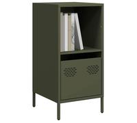 vidaXL Buffet vert olive 35x39x73,5 cm acier laminé à froid, meuble de rangement, meuble de rangement de cuisine, meuble de 851356