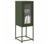 vidaXL Buffet Vert Olive 36x39x107 cm Acier laminé à Froid