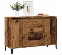 vidaXL Buffet vieux bois 102x35x70 cm bois d'ingénierie, armoire à livres, armoire latérale, armoire de rangement, armoires 856486
