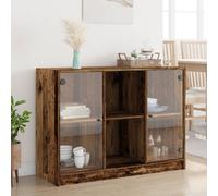 Vidaxl Buffet Vieux Bois 102x37x75,5 Cm Bois D'ingénierie Multicolore