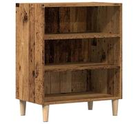 vidaXL Buffet Vieux bois 57x35x75 cm – Bois d'ingénierie, armoire de rangement, meuble d'entrée