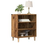 Vidaxl Buffet Vieux Bois 57x35x75 Cm Bois D'ingénierie Marron