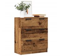 vidaXL Buffet vieux bois 60x30x70 cm bois d'ingénierie, meuble de rangement, placard, meuble d'entrée, meuble buffet, meuble 856834