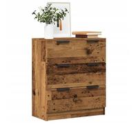 vidaXL Buffet vieux bois 60x30x70 cm bois d'ingénierie, meuble de rangement, placard, meuble d'entrée, meuble buffet, meuble 856834