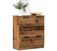 vidaXL Buffet vieux bois 60x30x70 cm bois d'ingénierie meuble de rangement 856834