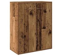 vidaXL Buffet armoire de rangement latérale Vieux bois d'ingénierie 60x30x75 cm pour salon