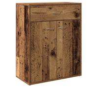 vidaXL Buffet vieux bois 60x30x75 cm bois d'ingénierie, armoire, placard, buffet haut, armoire latérale 855896
