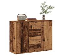vidaXL Buffet vieux bois 88x30x64 cm bois d'ingénierie, meuble de rangement, meuble de rangement de cuisine, meuble de 855892