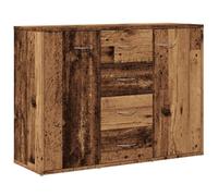 vidaXL Buffet Vieux Bois 88x30x64 cm Bois d'ingénierie, Meuble de Rangement, Meuble de Rangement de Cuisine, Meuble de Rangement de Salon