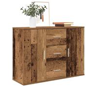 vidaXL Buffet Vieux bois 90x29,5x65 cm bois d'ingénierie Multicolore