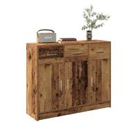 vidaXL Buffet vieux bois 91x28x75 cm bois d'ingénierie, meuble de rangement, meuble de rangement de cuisine, meuble de 855894