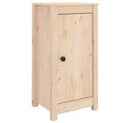 Vidaxl Buffets 2 Pcs 40x35x80 Cm Bois Massif De Pin Marron