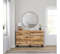 vidaXL Buffets 2 pcs 60x33x75 cm Bois de manguier brut 3143635