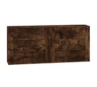 vidaXL Buffets 2 pcs chêne fumé bois d'ingénierie 3185412