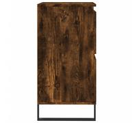 Vidaxl Buffets 2 Pcs Chêne Fumé Bois D'ingénierie Marron