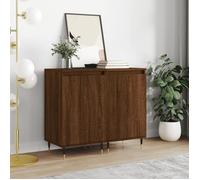 vidaXL Buffets 2 pcs chêne marron 40x35x70 cm bois d'ingénierie 831051