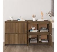 Buffet Armoires Rangement Salon 2 pcs Sonoma Gris Bois d'Ingénierie vidaXL