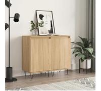 vidaXL Buffets 2 pcs chêne sonoma 40x35x70 cm bois d'ingénierie 831059