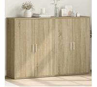 vidaXL Buffet 2 pièces chêne Sonoma 60 x 31 x 84 cm bois d'ingénierie Marron