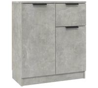vidaXL Sideboards 2 pcs. Gris béton 60x30x70 cm Bois composite