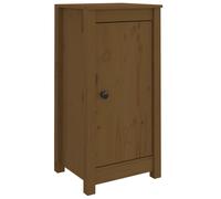 Vidaxl Buffets 2 Pcs Marron Miel 40x35x80 Cm Bois Massif De Pin Marron