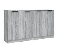 vidaXL Buffets Sonoma chêne – Bois d'ingénierie 60×30×70 cm – Lot 2 pièces