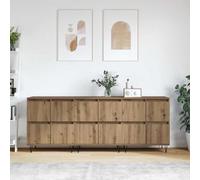 Vidaxl Buffets 3 Pcs Chêne Artisanal 180 X 35 X 70 Cm