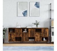 vidaXL Buffets 3 pcs Chêne fumé Bois d'ingénierie 3190154