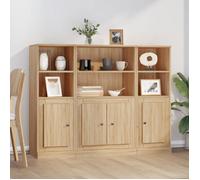 vidaXL Buffets 3 pcs Chêne Sonoma Bois d'ingénierie