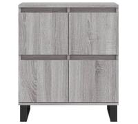 vidaXL Buffets 3 pcs Sonoma gris Bois d'ingénierie