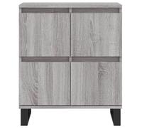 Vidaxl Buffets 3 Pcs Sonoma Gris Bois D'ingénierie Gris