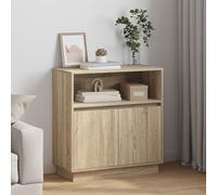 Vidaxl Buffets Et Vaisseliers Chêne Sonoma Panneau De Particules Moyen