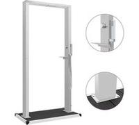 vidaXL Buitendouche met bak HKC roestvrij staal3051294 Gris G