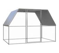 Vidaxl Poulailler D'extérieur 3x2x2 M Acier Galvanisé