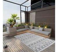 Vidaxl Tapis D'extérieur Gris 120x180 Cm Pp