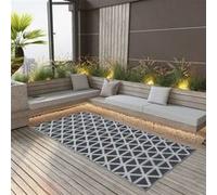 vidaXL Tapis d'extérieur ARAKIL 160x230 cm PP Noir