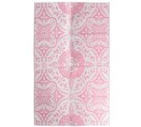 Tapis d'Extérieur Tapis d'Entrée Tapis Décoratif Salon Salle de Séjour Balcon Patio Terrasse Maison Intérieur Rose 190x290 cm PP
