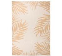 Buitenkleed met bladpatroon platgeweven 140x200 cm340859