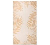 Vidaxl Tapis À Tissage Plat D'extérieur 80x150 Cm Motif De Feuille