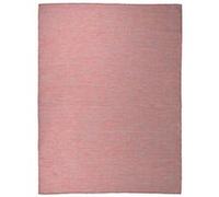 Tapis à Tissage Plat d'Extérieur Tapis de Protection Tapis de Couloir Terrasse Balcon Jardin Résistance aux UV 120x170 cm Rouge