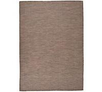 Buitenkleed platgeweven 140x200 cm bruin340789