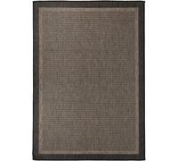 vidaXL Buitenkleed platgeweven 140x200 cm donkerbruin340845 Brun G